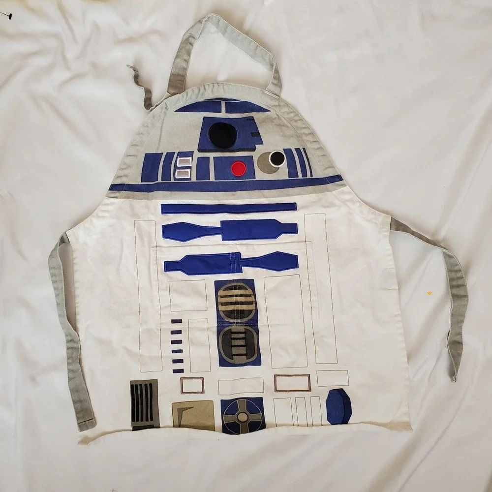 Williams Sonoma x Disney‎ Star Wars R2D2 Kitchen Apron Cotton Unisex Child Kid